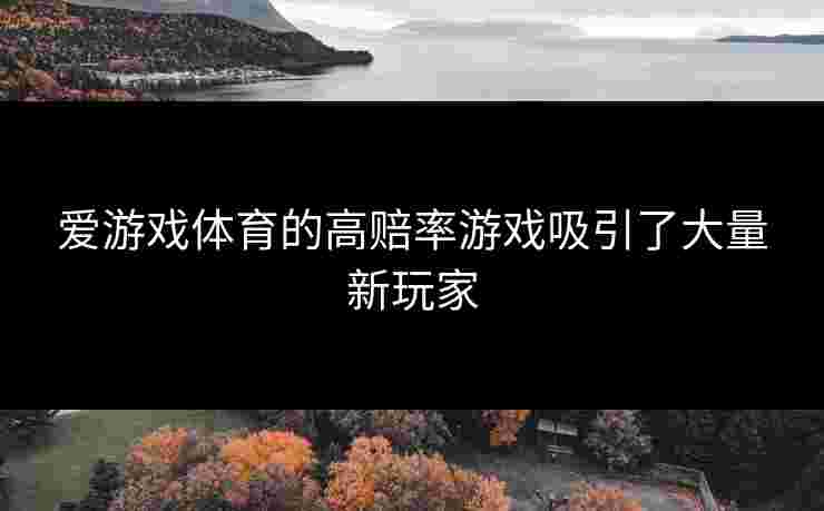 爱游戏体育的高赔率游戏吸引了大量新玩家