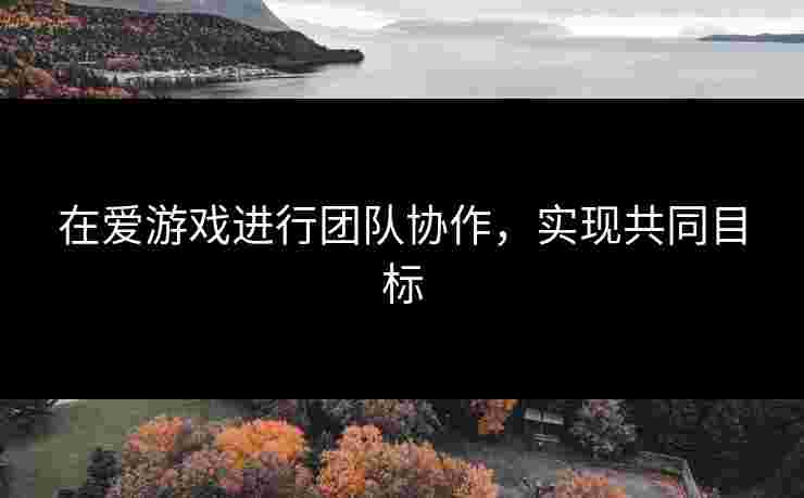 在爱游戏进行团队协作，实现共同目标